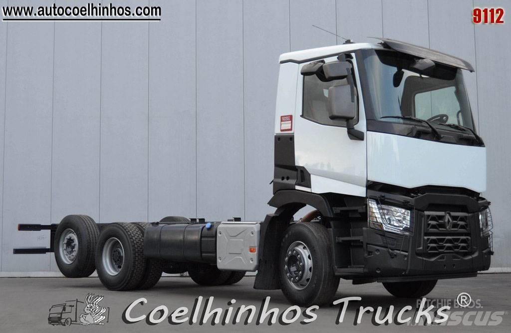 Renault T 440  6x2 Chassis met cabine