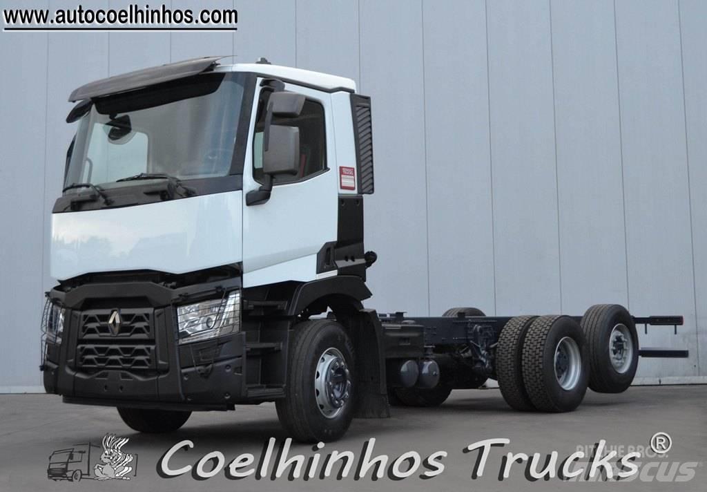 Renault T 440  6x2 Chassis met cabine