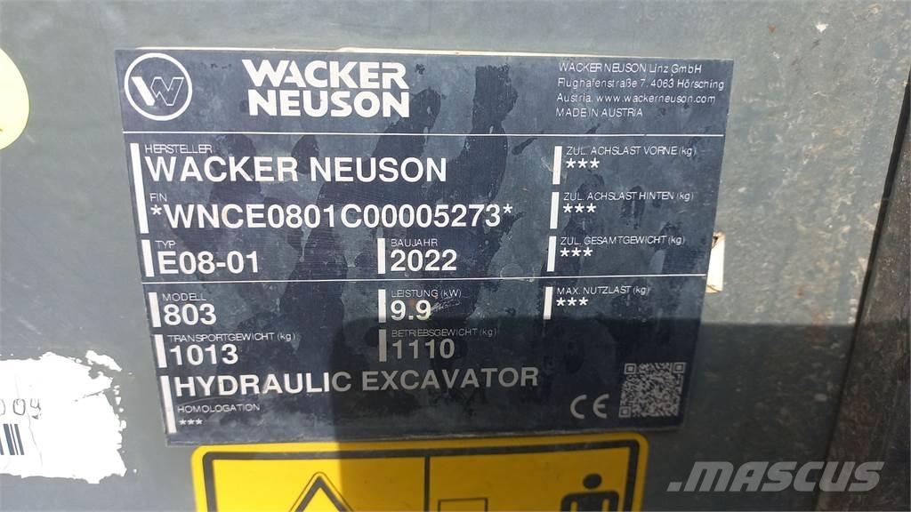Wacker Neuson 803 Rupsgraafmachines
