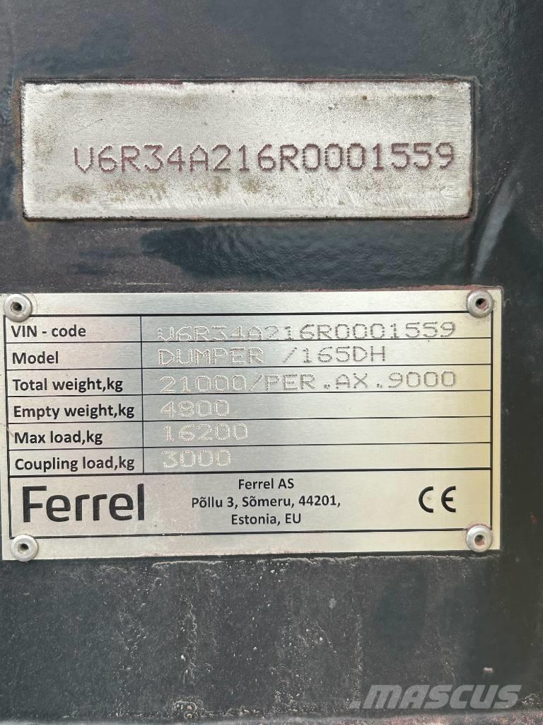 Ferrel 165DH Kipperaanhangers