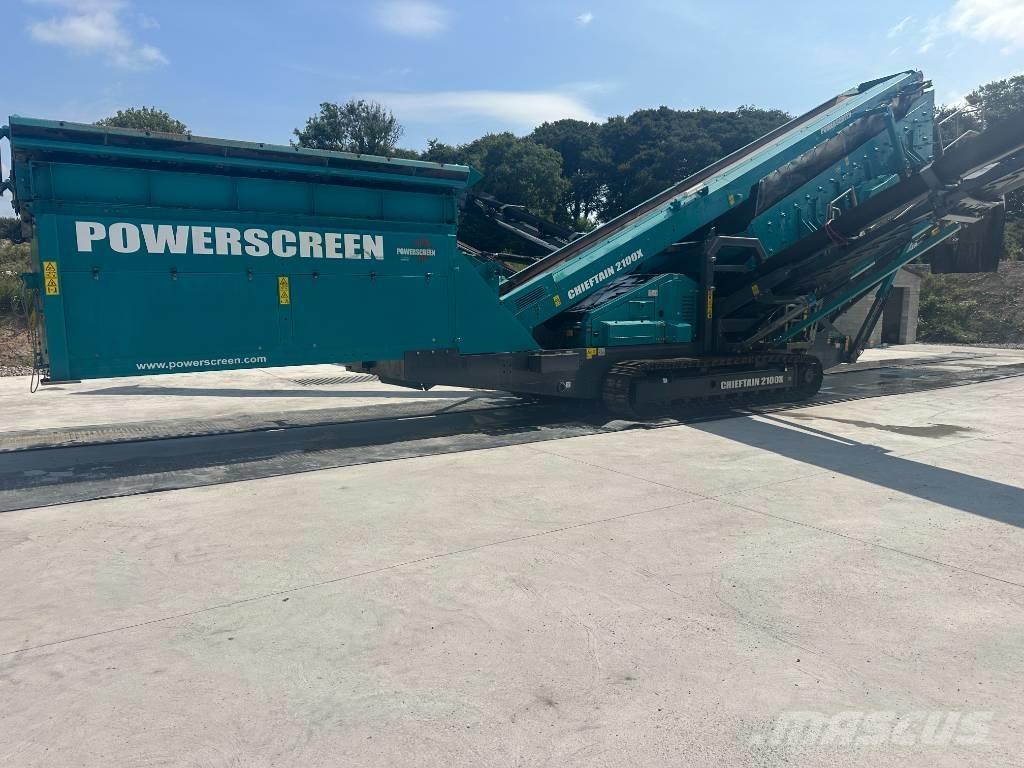 PowerScreen 2100X Mobiele zeefinstallaties