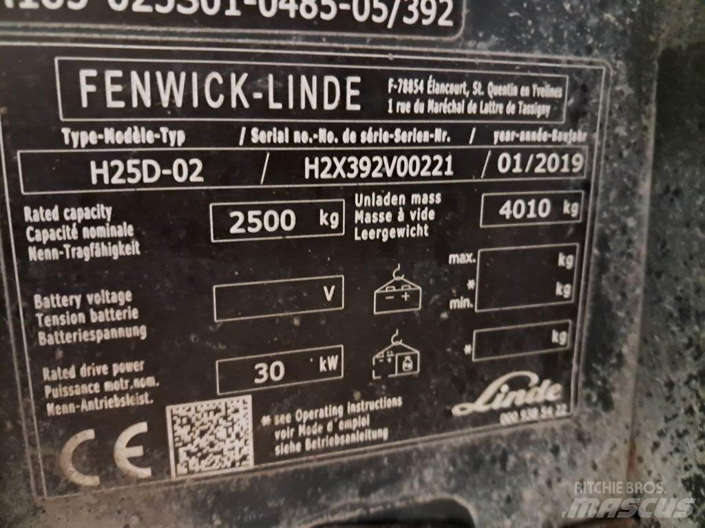 Linde H25D-02 Diesel heftrucks