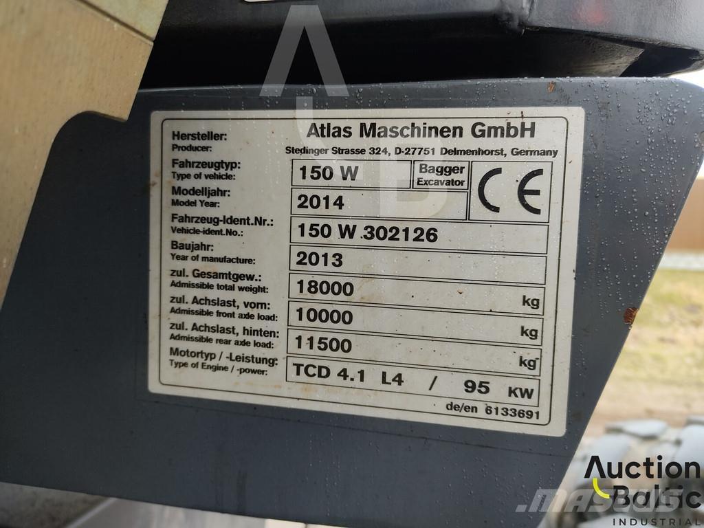 Atlas 150 W Wielgraafmachines