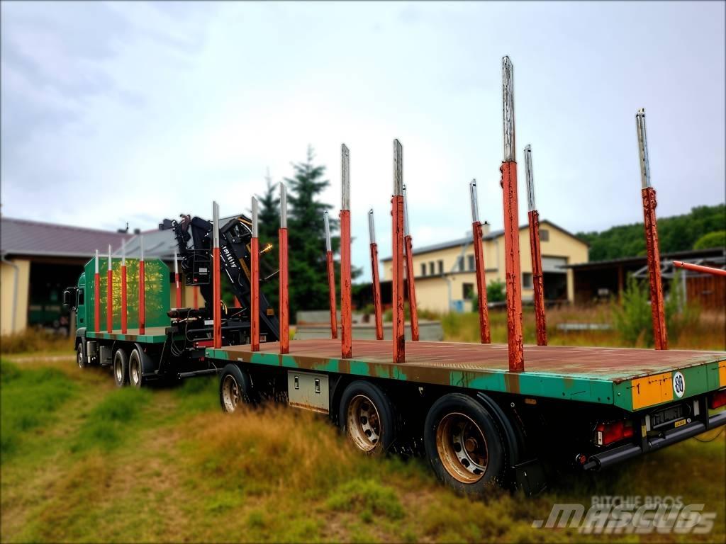 MAN TGA 33.430 Hout-Bakwagens