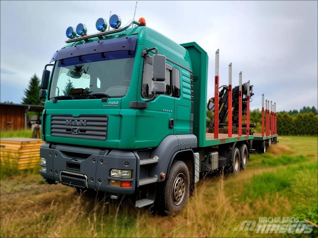 MAN TGA 33.430 Hout-Bakwagens