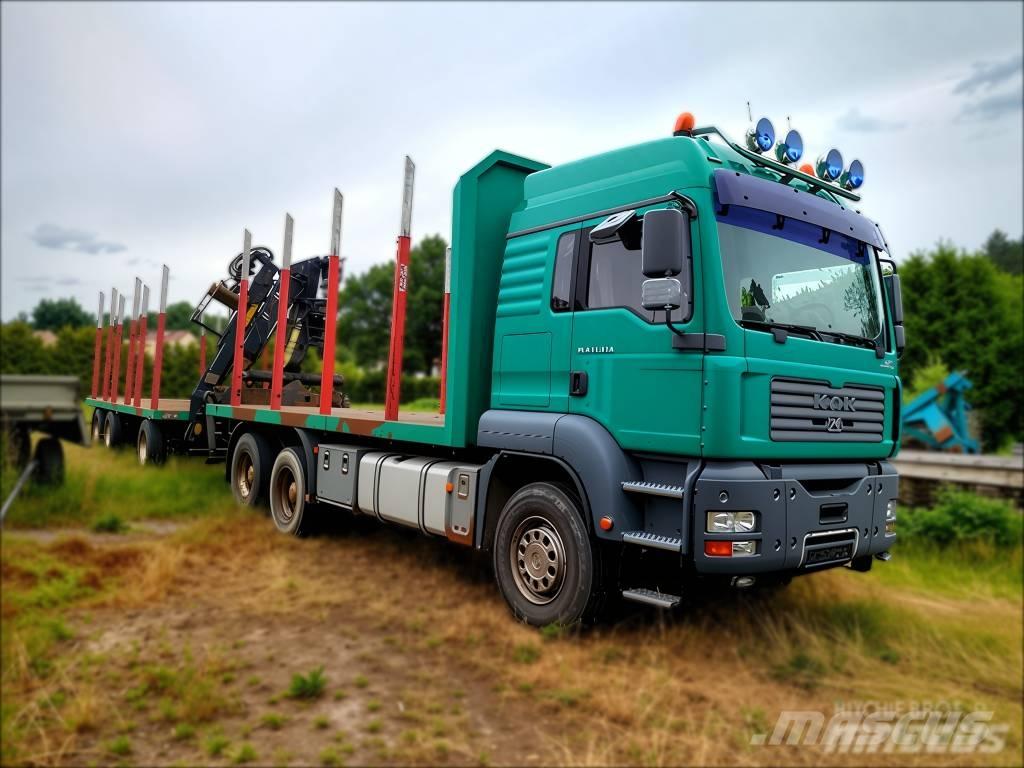 MAN TGA 33.430 Hout-Bakwagens