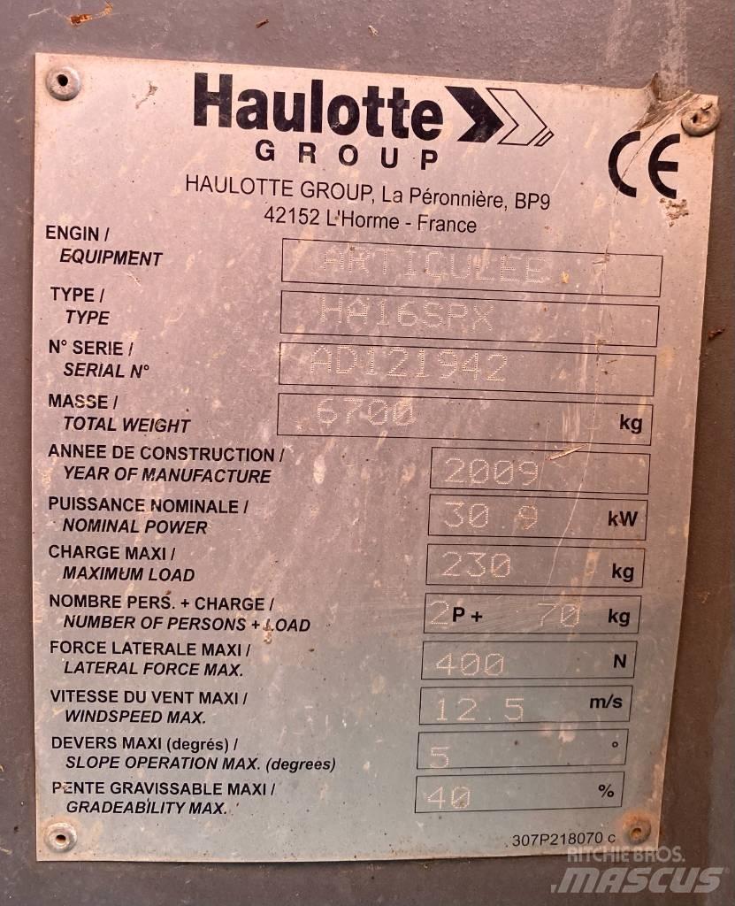 Haulotte HA 16 SPX Knikarmhoogwerkers