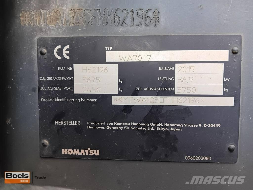 Komatsu WA 70-7 Wielladers