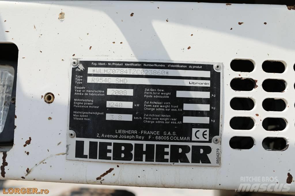 Liebherr R954 C SHD Rupsgraafmachines