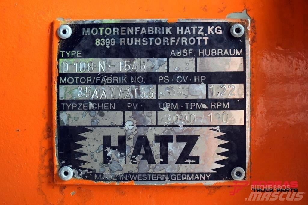 Hatz D 108 N - 154b Benzine generatoren