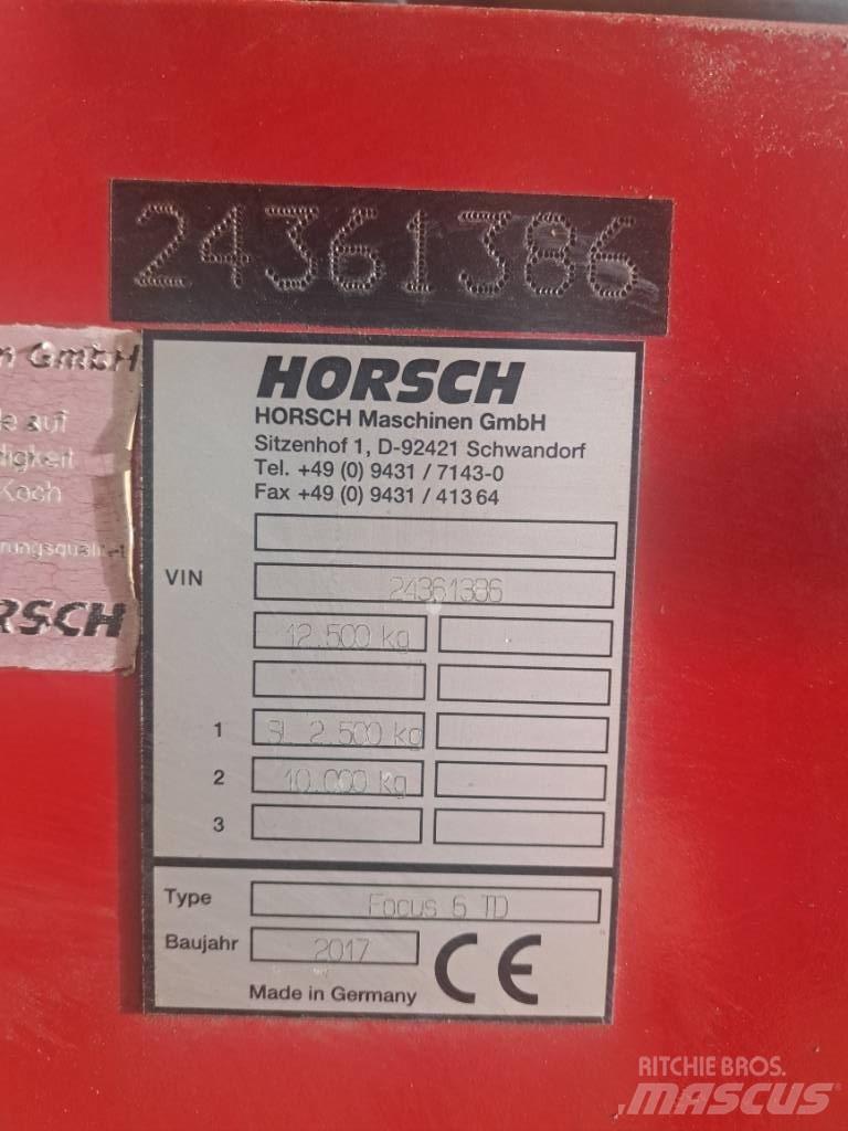 Horsch Focus 6 TD Zaaimachines