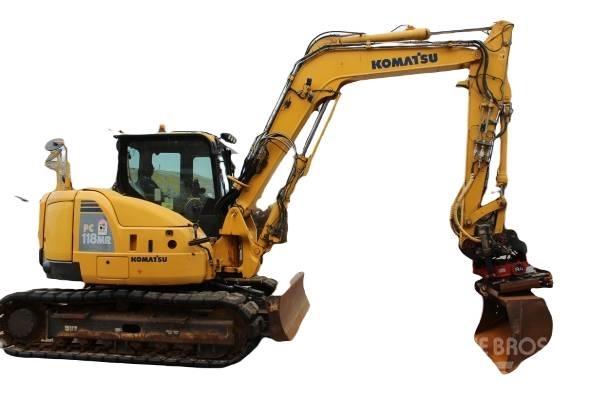 Komatsu PC 118 MR-8 Gieken en dippers
