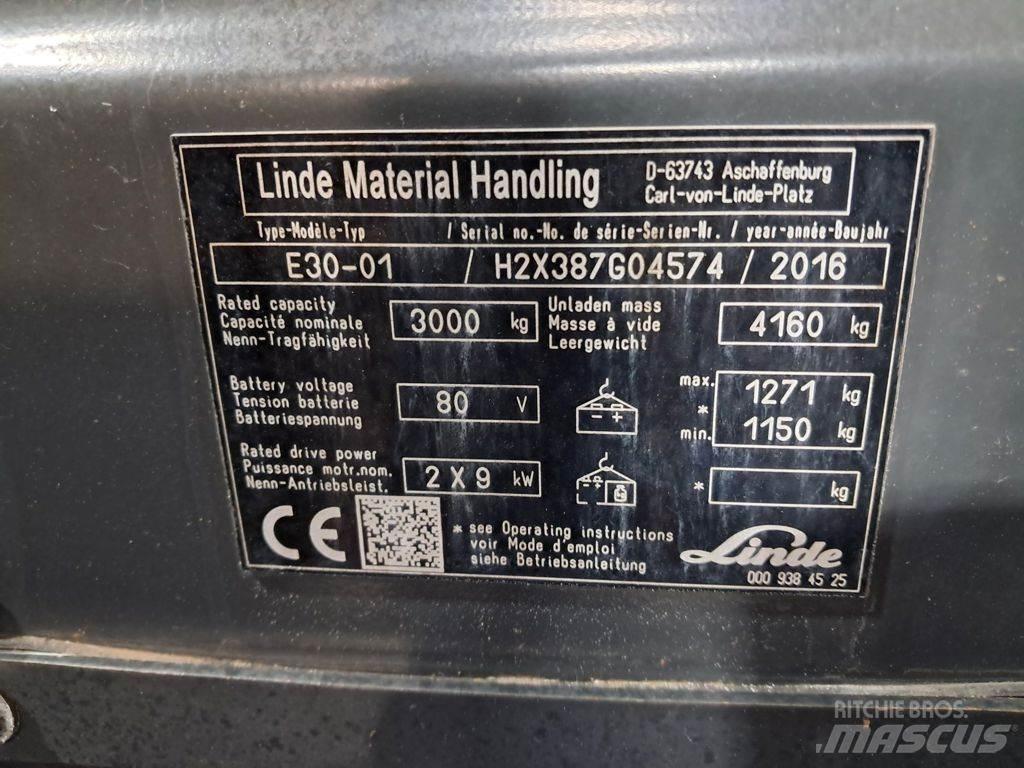 Linde E30-01 Elektrische heftrucks