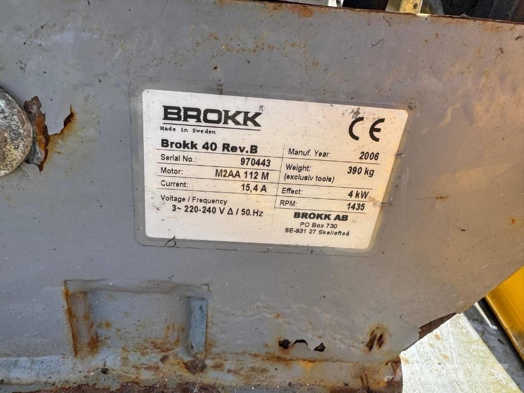 Brokk 40 Sloopgraafmachines