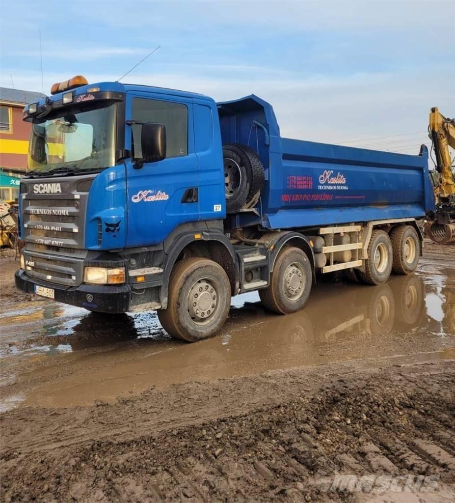 Scania R420 8x4 Portaalsysteem vrachtwagens