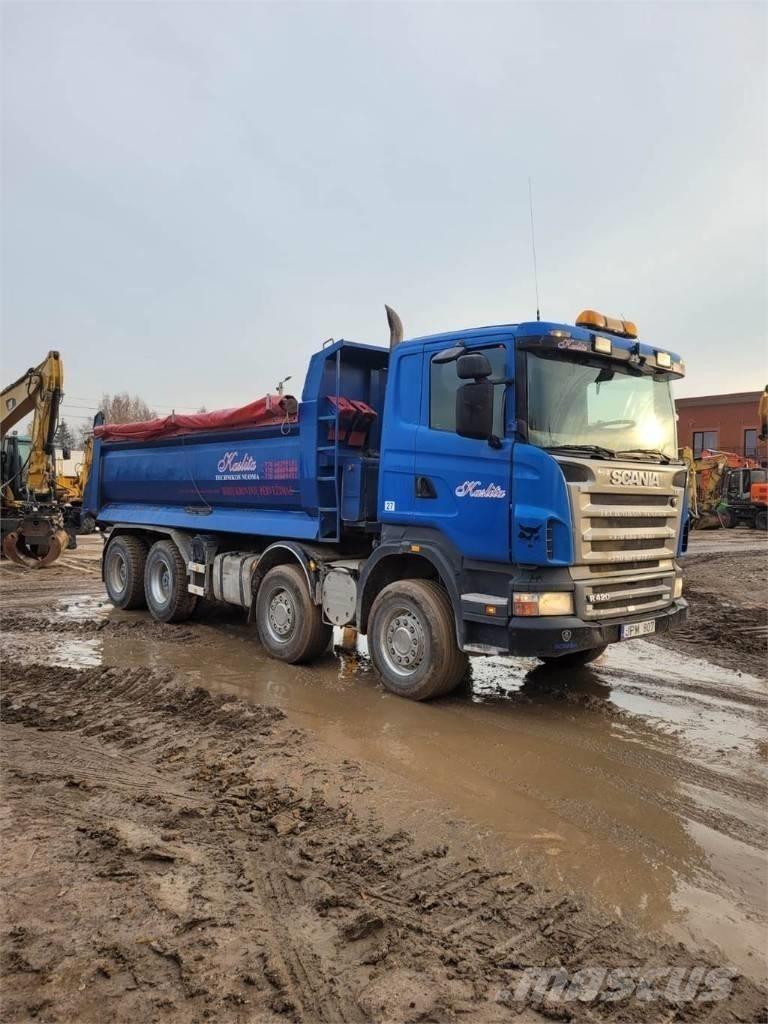 Scania R420 8x4 Portaalsysteem vrachtwagens