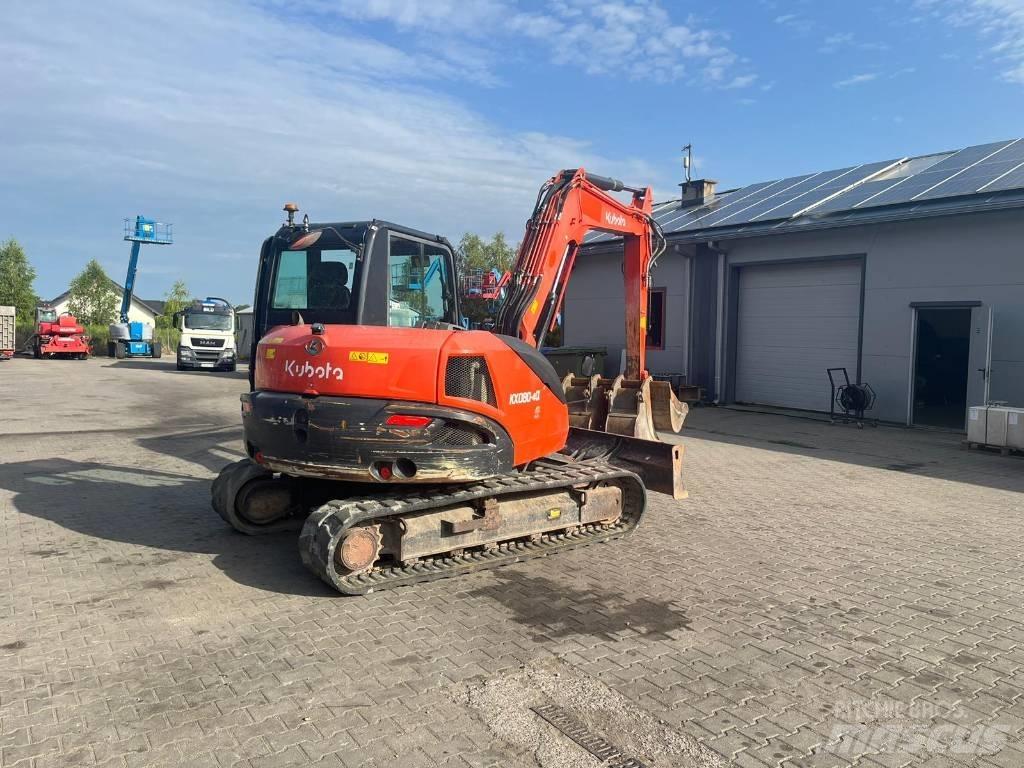 Kubota KX 080-4 Midigraafmachines 7t - 12t