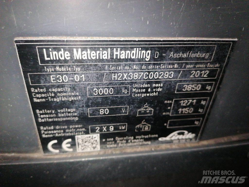 Linde E30-01 Elektrische heftrucks