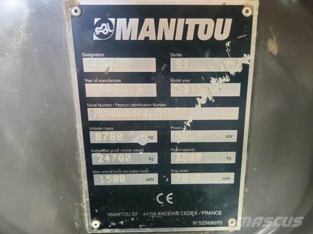 Manitou MT 1335 Verreikers