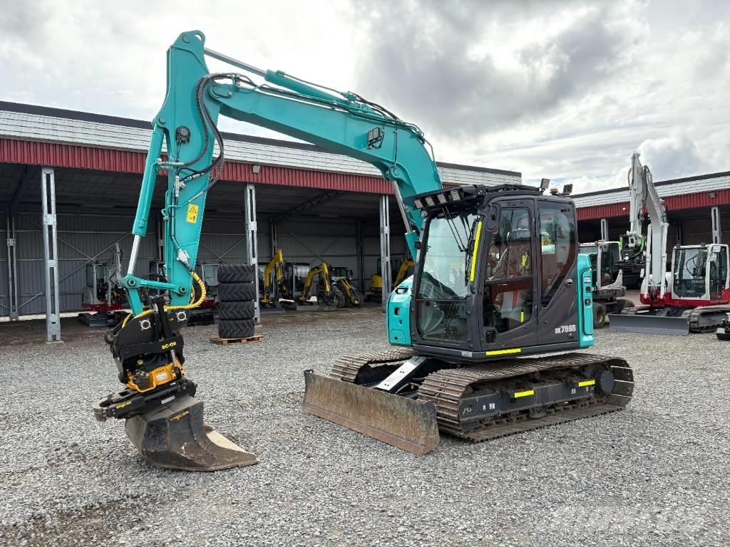Kobelco SK75SR-7 Midigraafmachines 7t - 12t