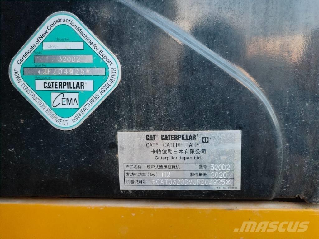 CAT 320D2 Rupsgraafmachines