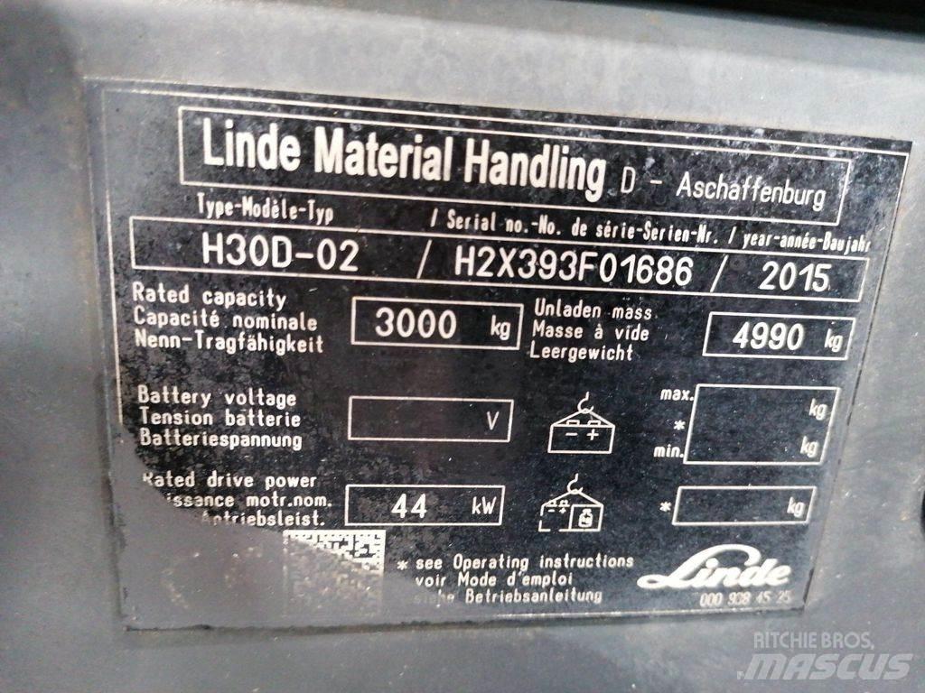 Linde H30D-02 Diesel heftrucks