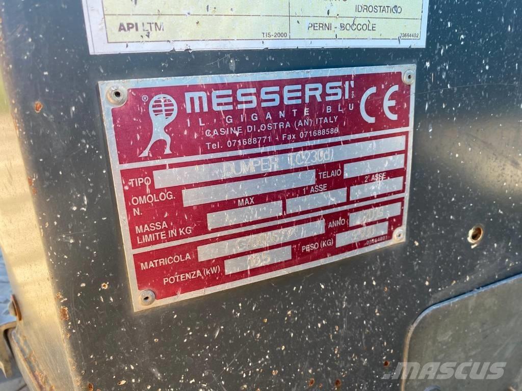 Messersi tc230d Rupsdumpers