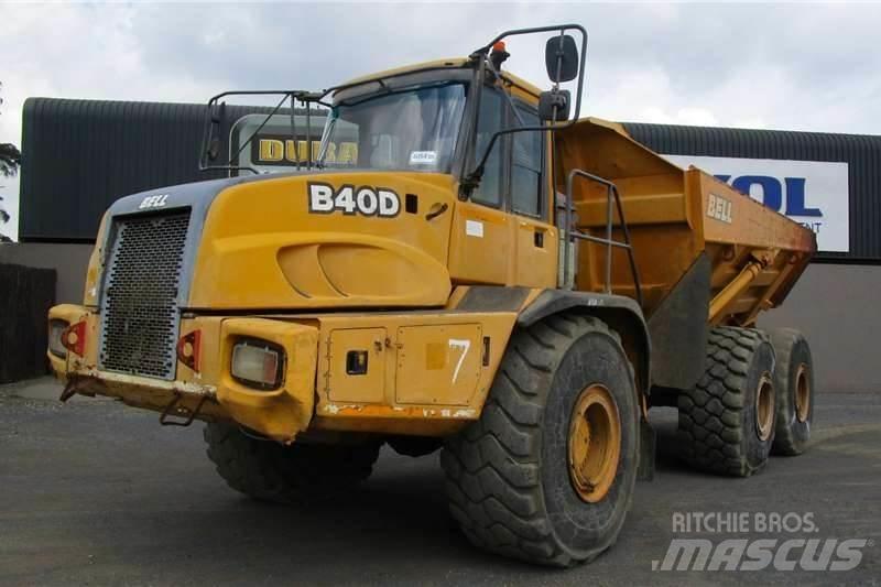 Bell B40D 6X6 Knik dumptrucks