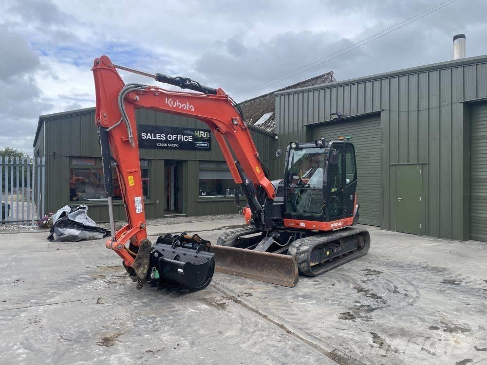Kubota KX 080-4 Midigraafmachines 7t - 12t