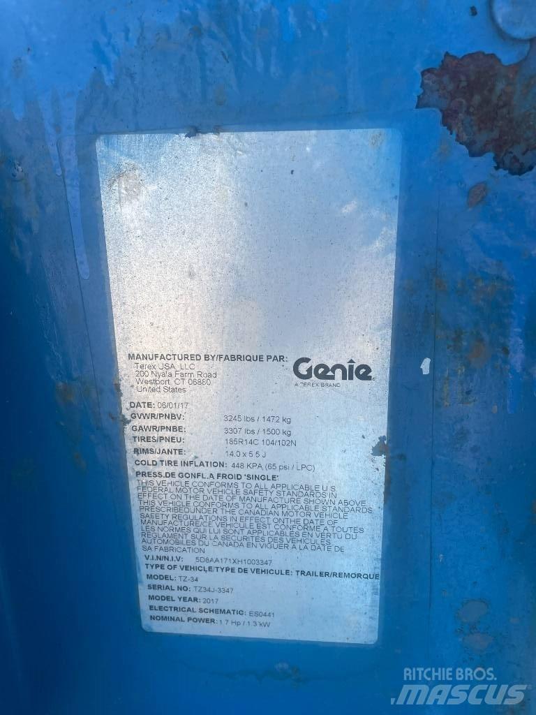 Genie TZ-34/20 Aanhanger hoogwerkers