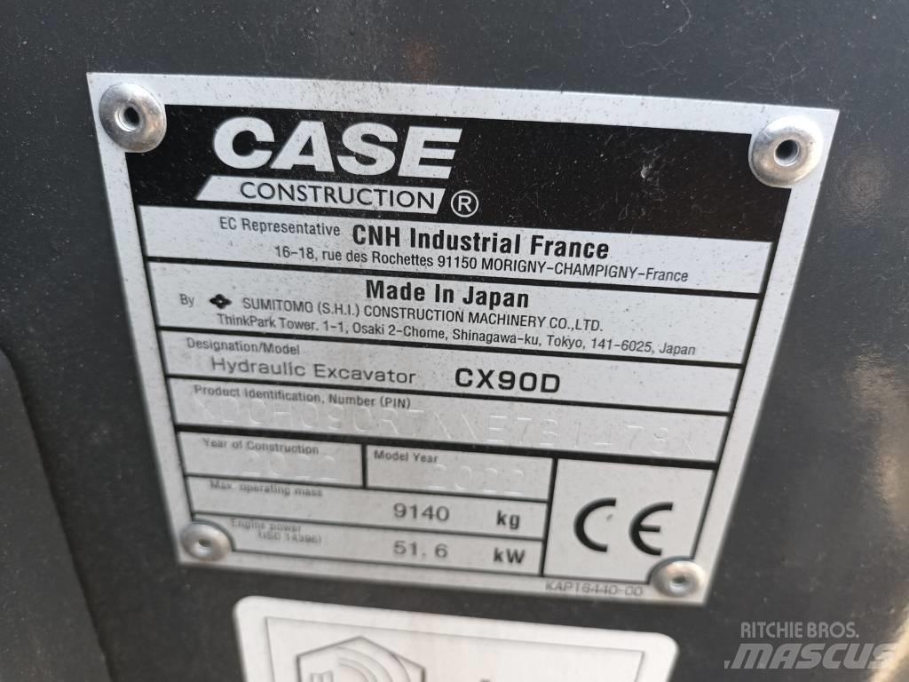 CASE CX 90 D Midigraafmachines 7t - 12t