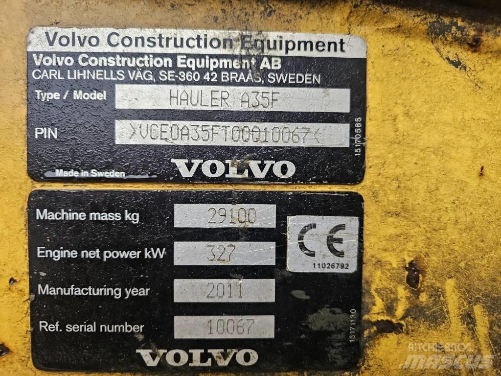 Volvo A 25 F Knik dumptrucks