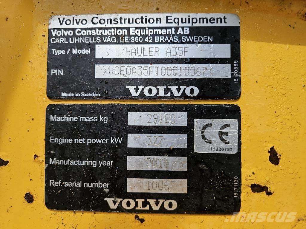 Volvo A 35 F Knik dumptrucks