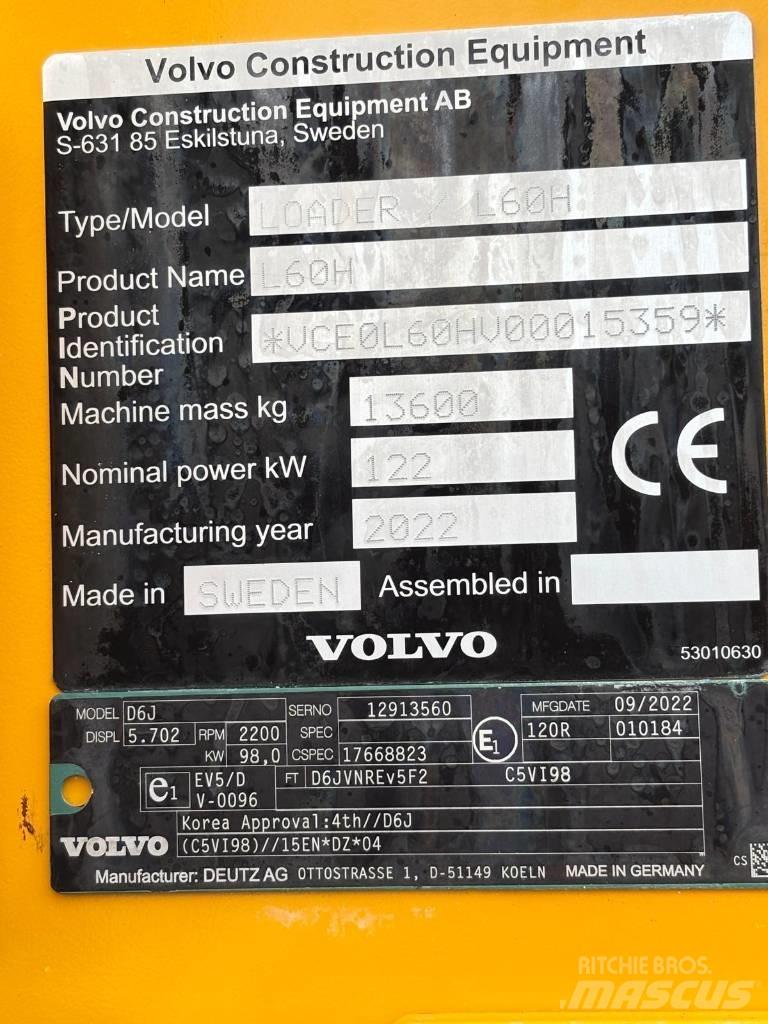 Volvo L 60 H Wielladers