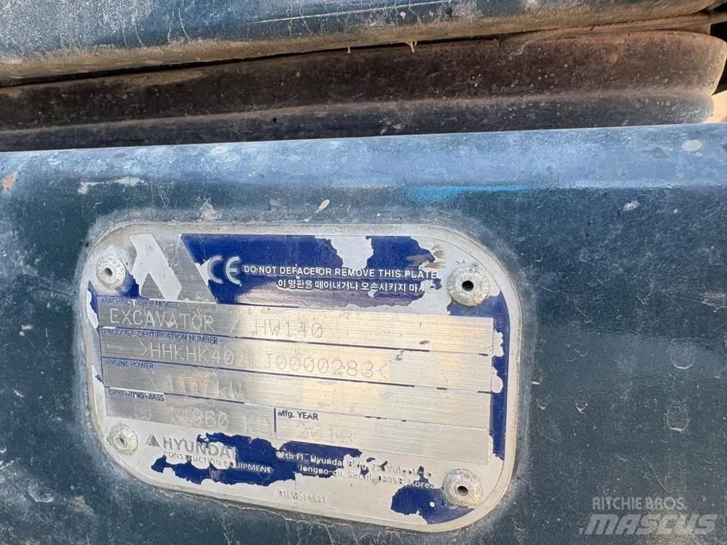 Hyundai HW140 Wielgraafmachines