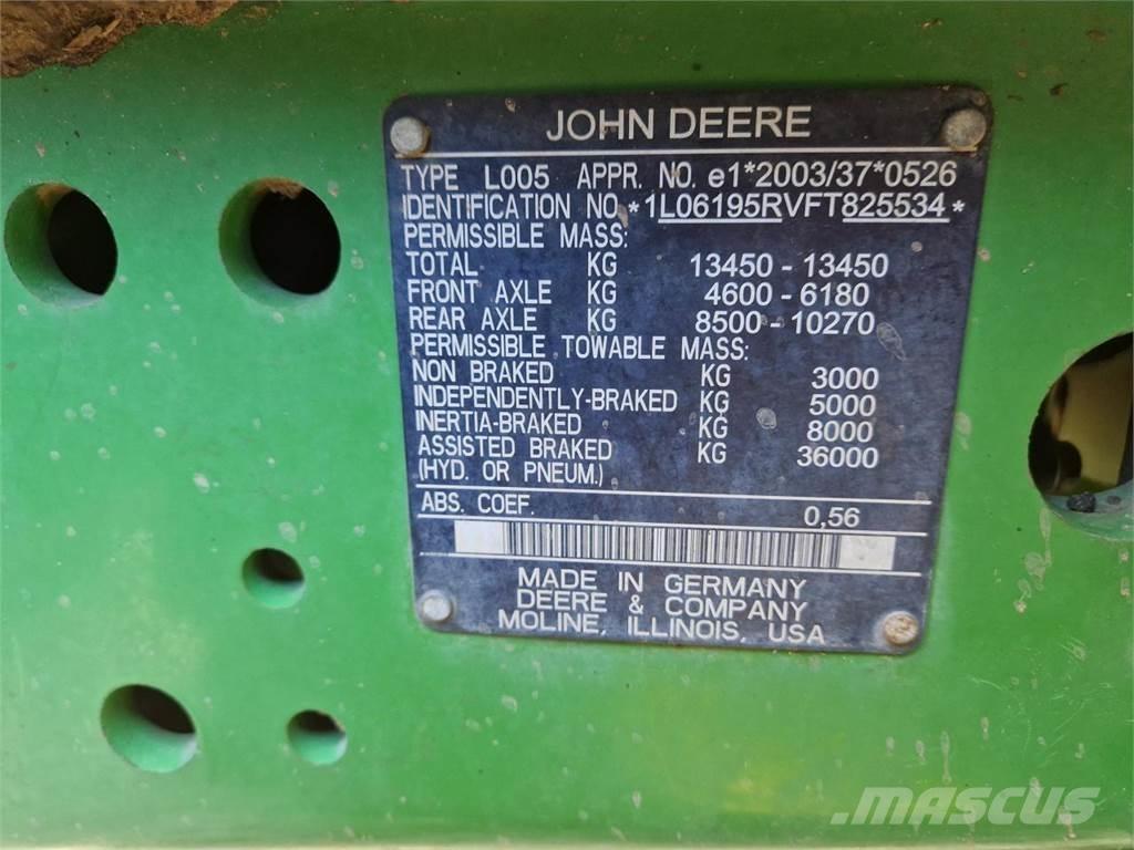 John Deere 6195R Tractoren