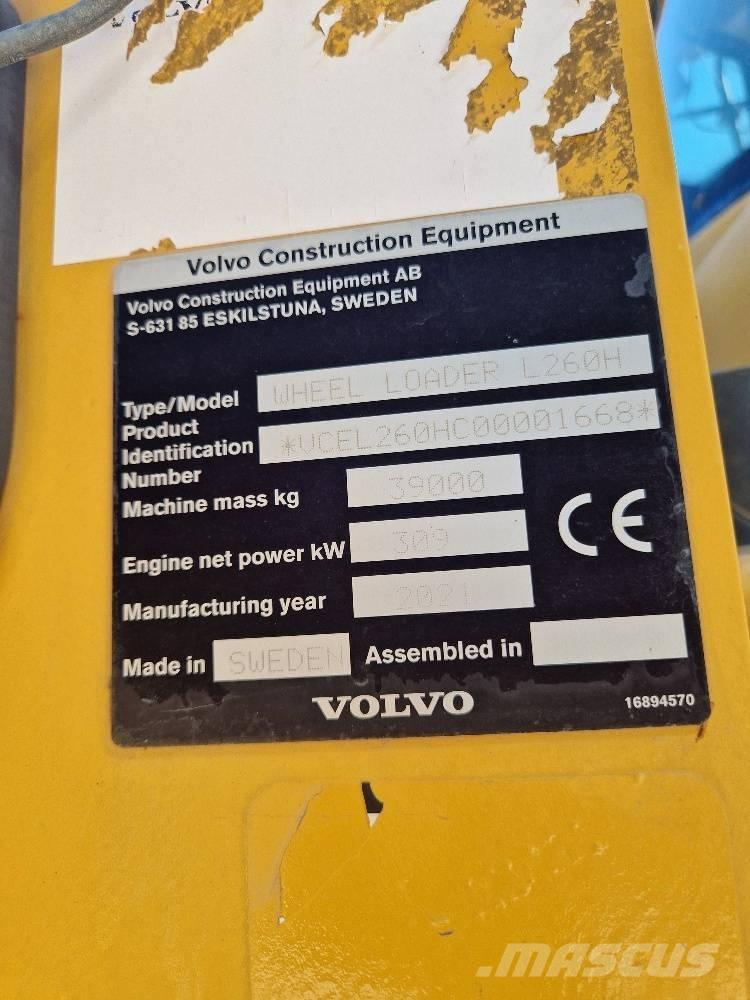 Volvo L 260 H Wielladers