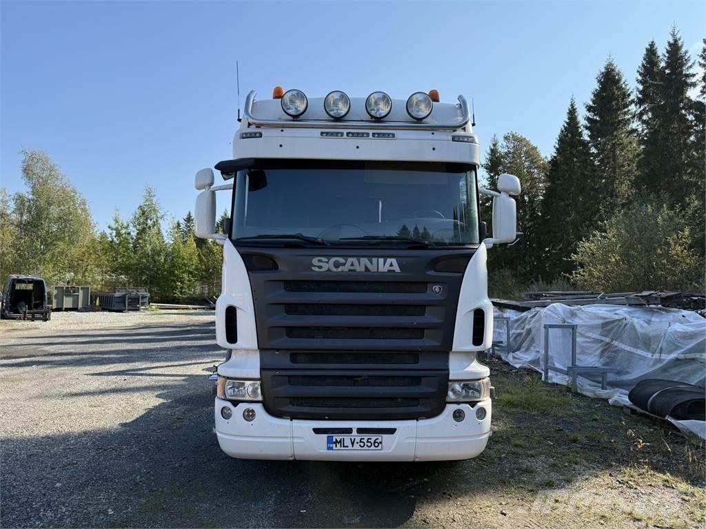 Scania R16 V8 8X4 Vrachtwagen met containersysteem