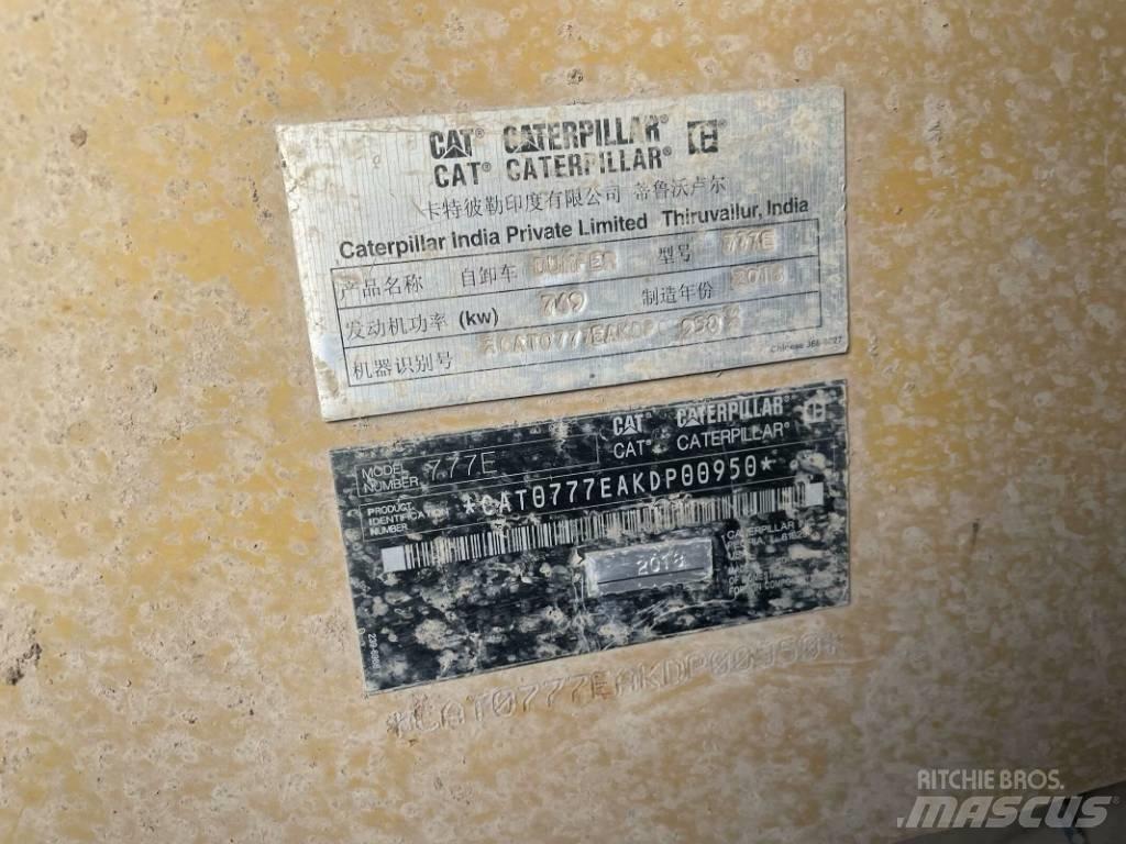 CAT 777e Wielgraafmachines
