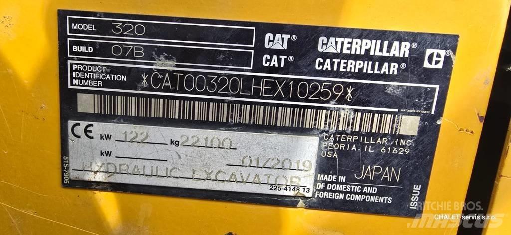 CAT 320 Rupsgraafmachines