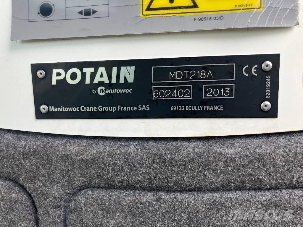 Potain MDT218A-J8 Torenkranen