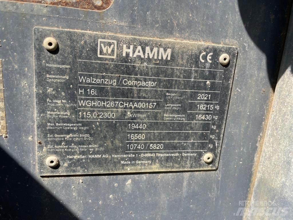 Hamm H 16 i Grondverdichtingsmachines