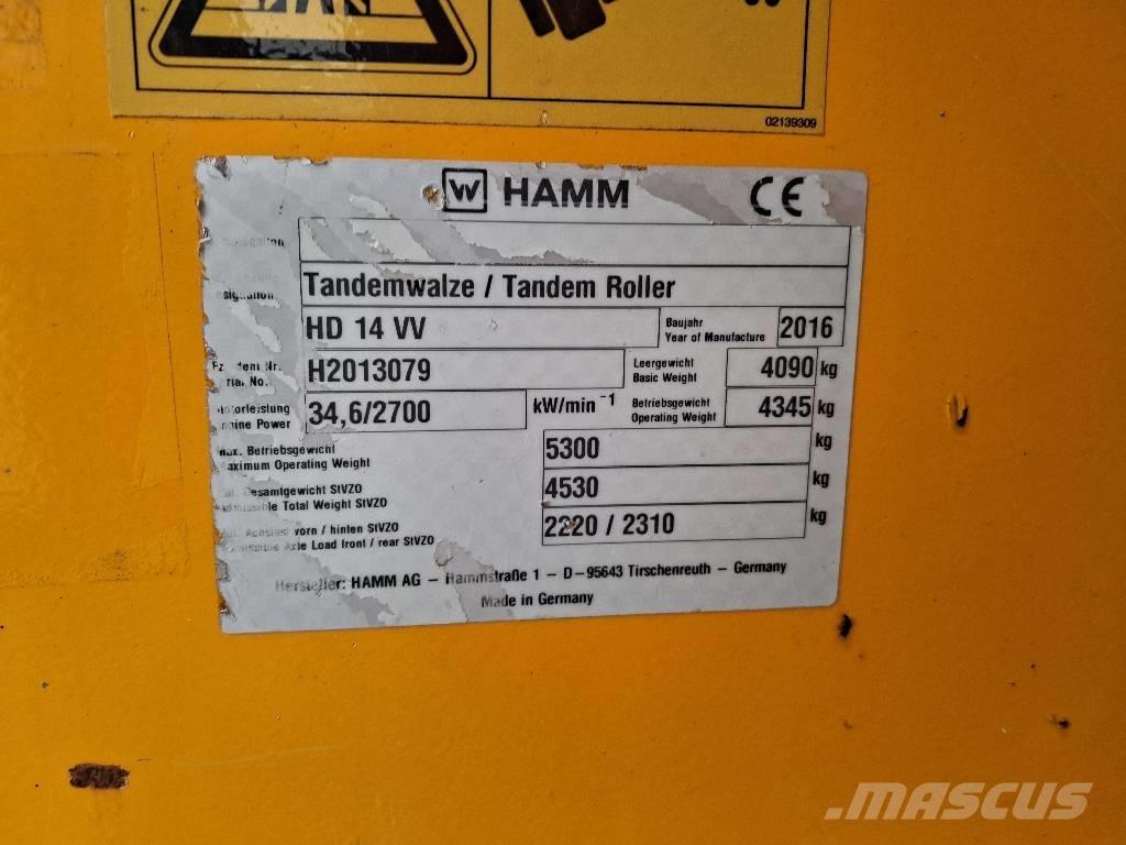 Hamm HD 14 VV Duowalsen