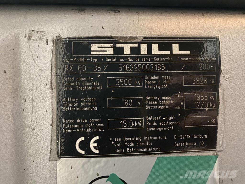 Still RX60-35 Elektrische heftrucks