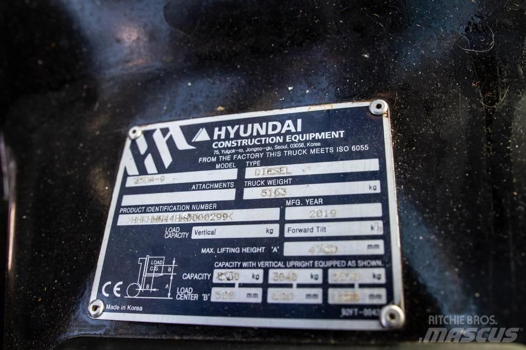 Hyundai 35 DA-9 Diesel heftrucks