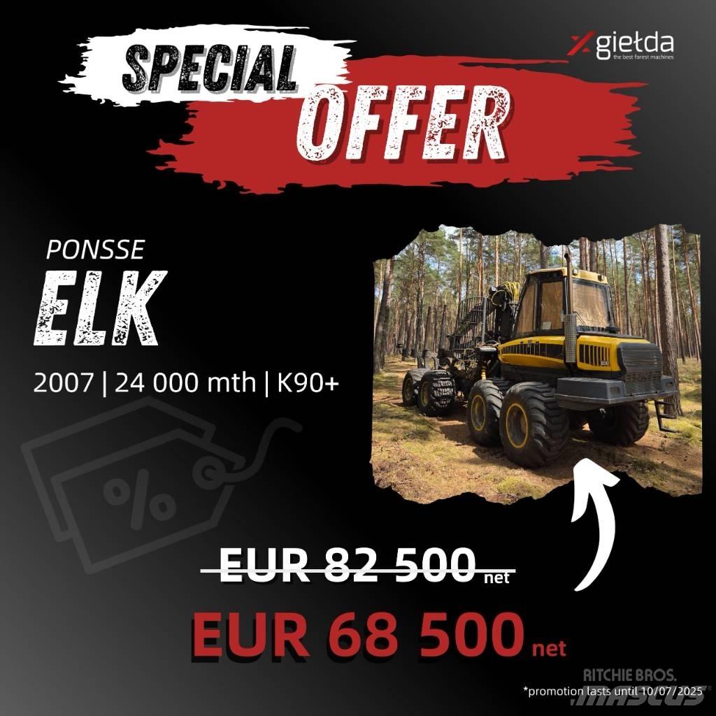 Ponsse Elk Uitrijwagens