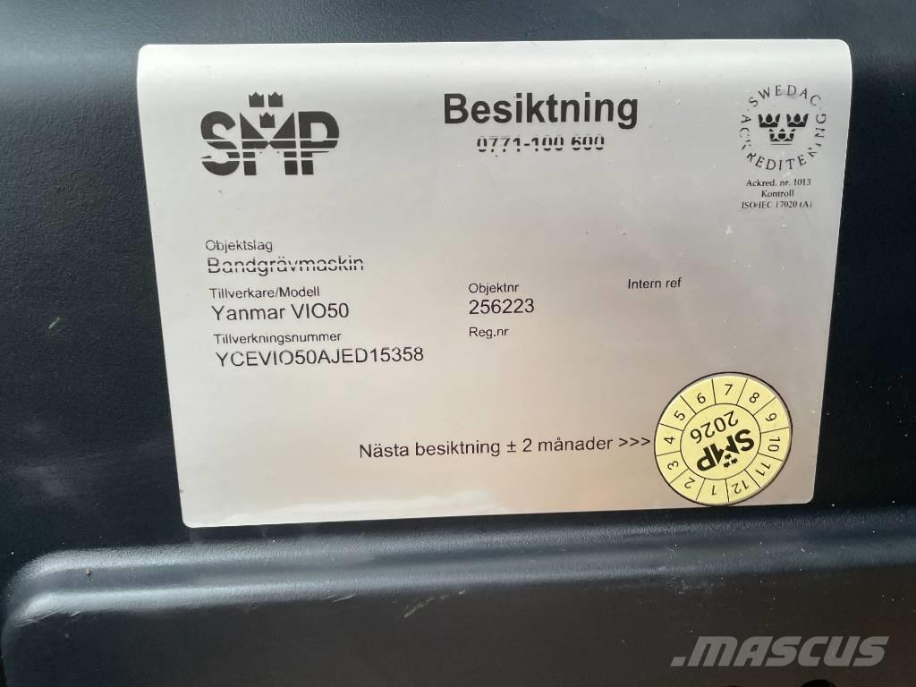 Yanmar Vio 50 Minigraafmachines < 7t