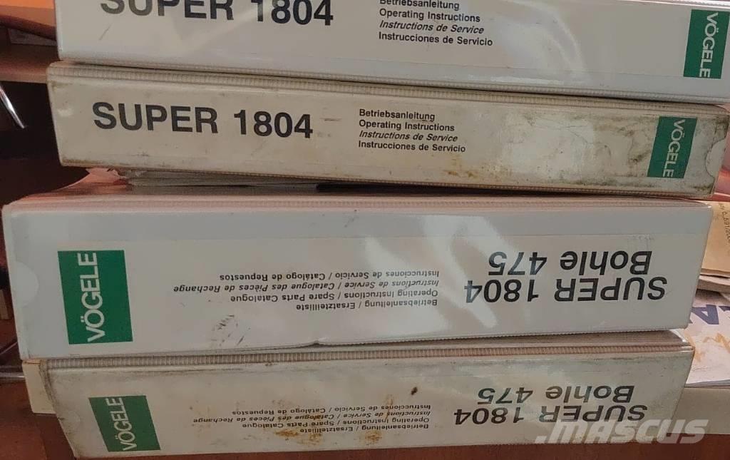 Vögele 1804 Asfaltafwerkmachines