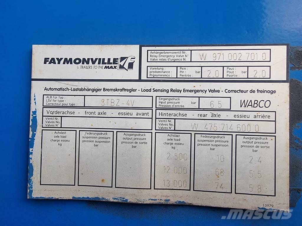 Faymonville STBZ-6VA Portaalsysteem aanhanger