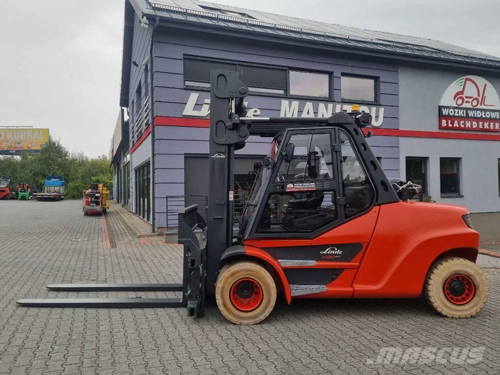 Linde H80T-03/1100 LPG heftrucks